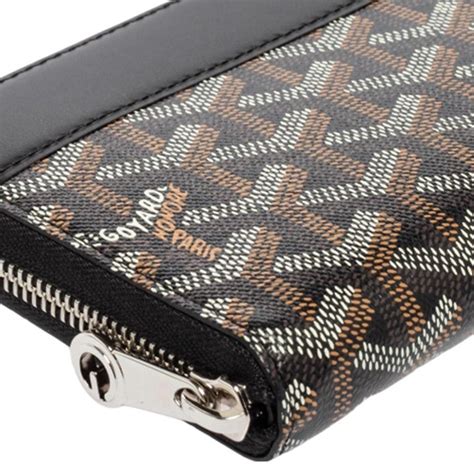goyard zip wallet mens